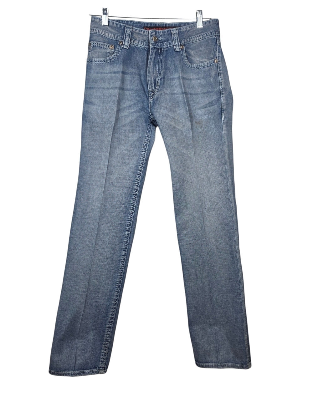 ROCK & ROLL DOUBLE BARREL STRAIGHT LEG JEANS